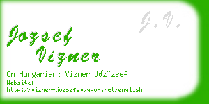 jozsef vizner business card